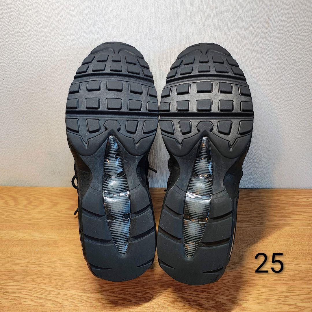美品 NIKE AIR MAX 95 ES \"ALL BLACK\" 25