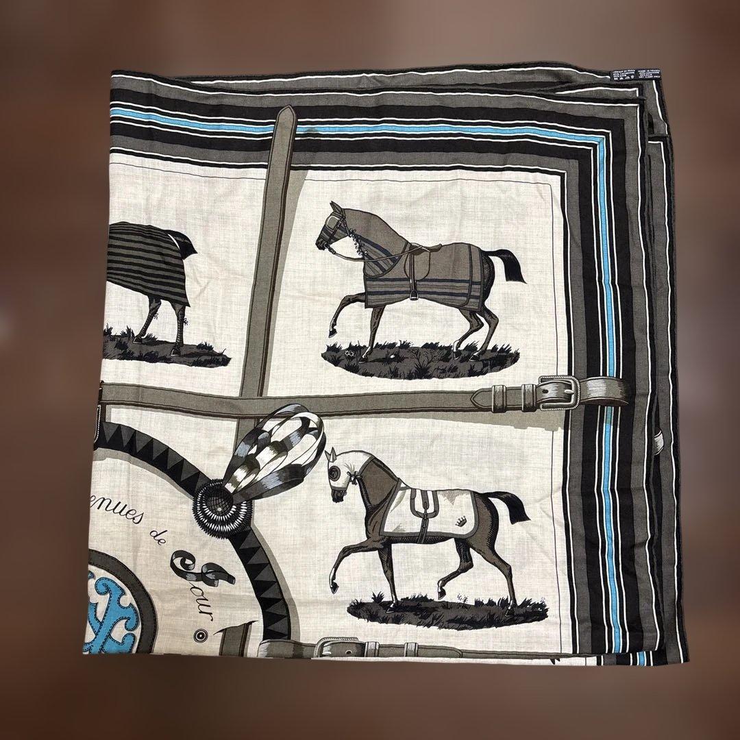 エルメスカシミヤ シルク ストール