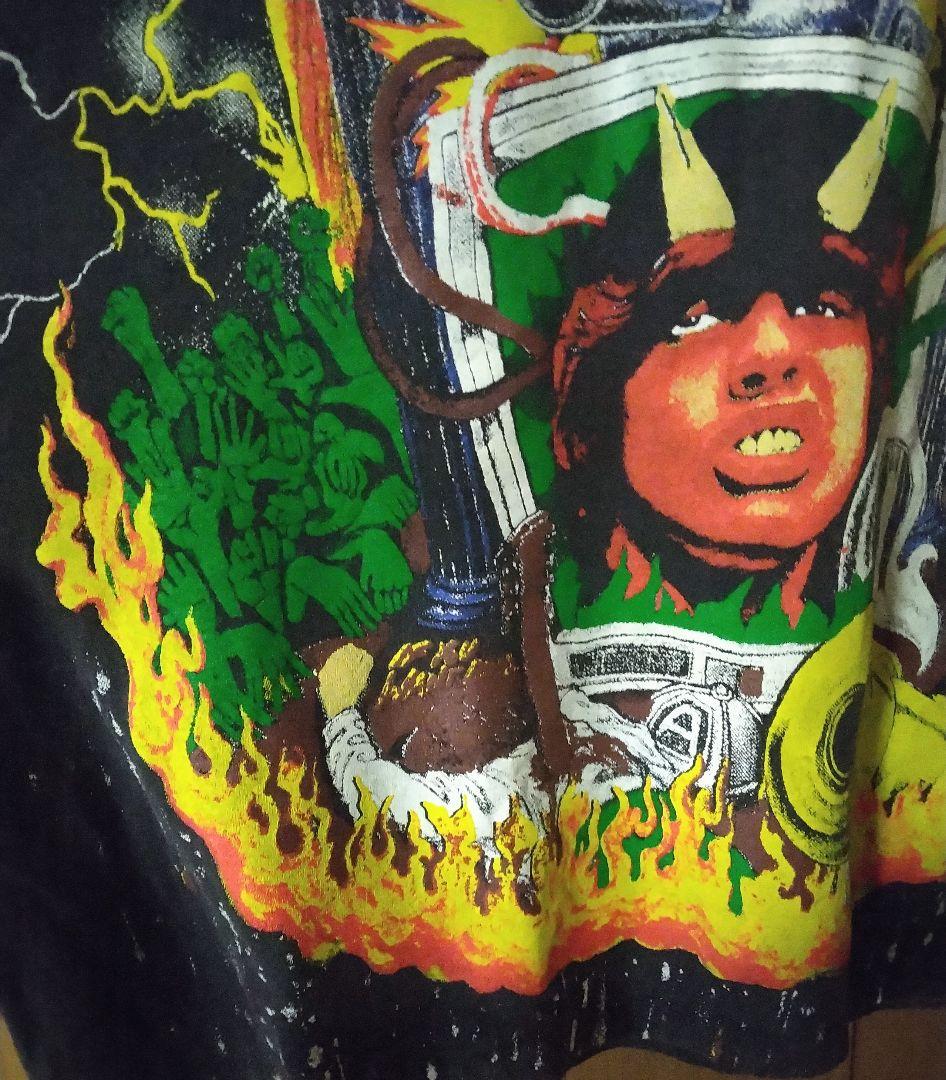 AC/DC Tシャツ L ブラック ROCK giant