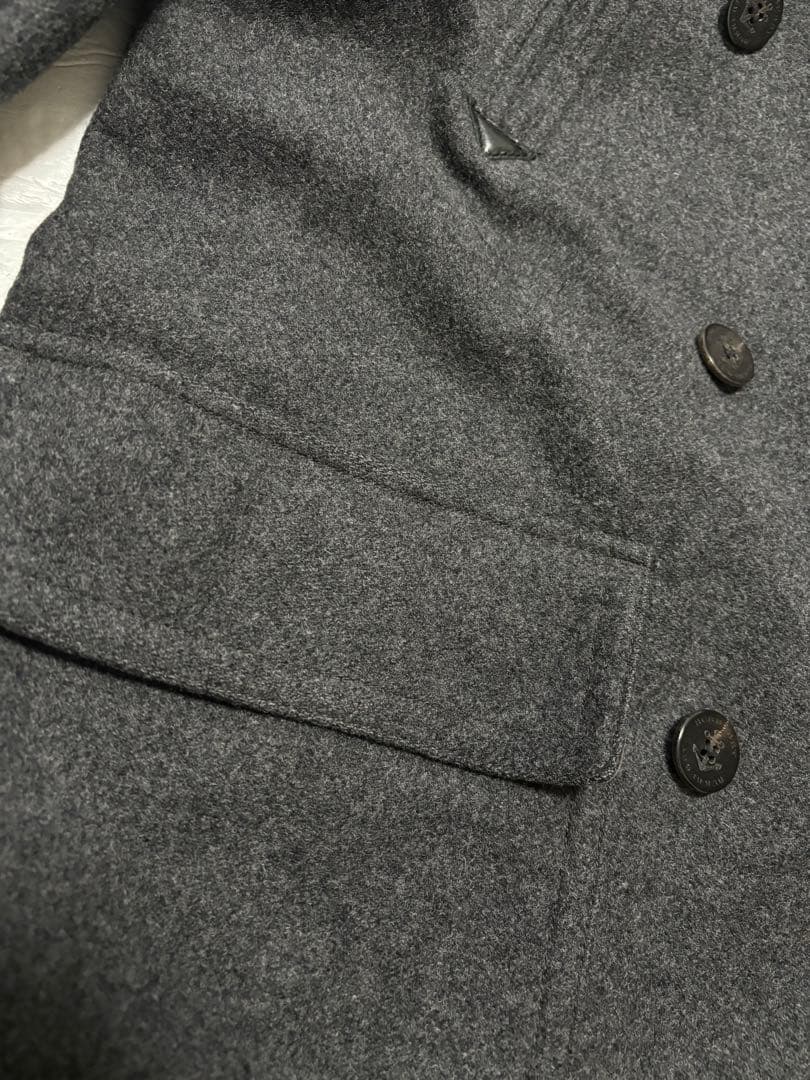 BURBERRY CHILDREN ウールコート 14Y グレー　ピーコート