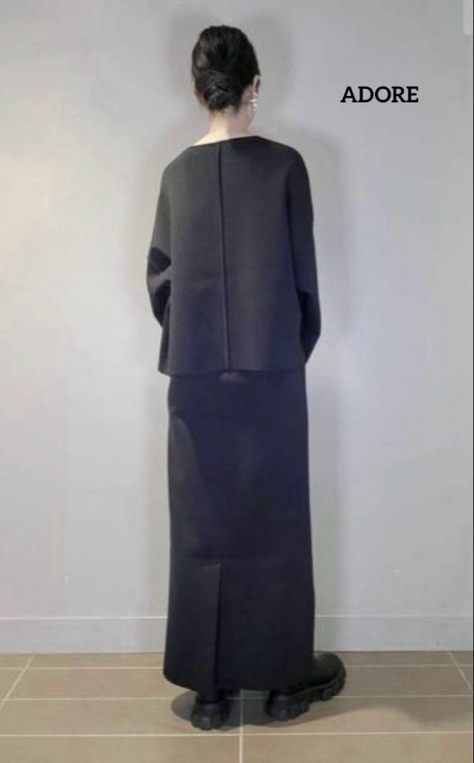 ADOREアドーア エアーストレッチニットスカート38