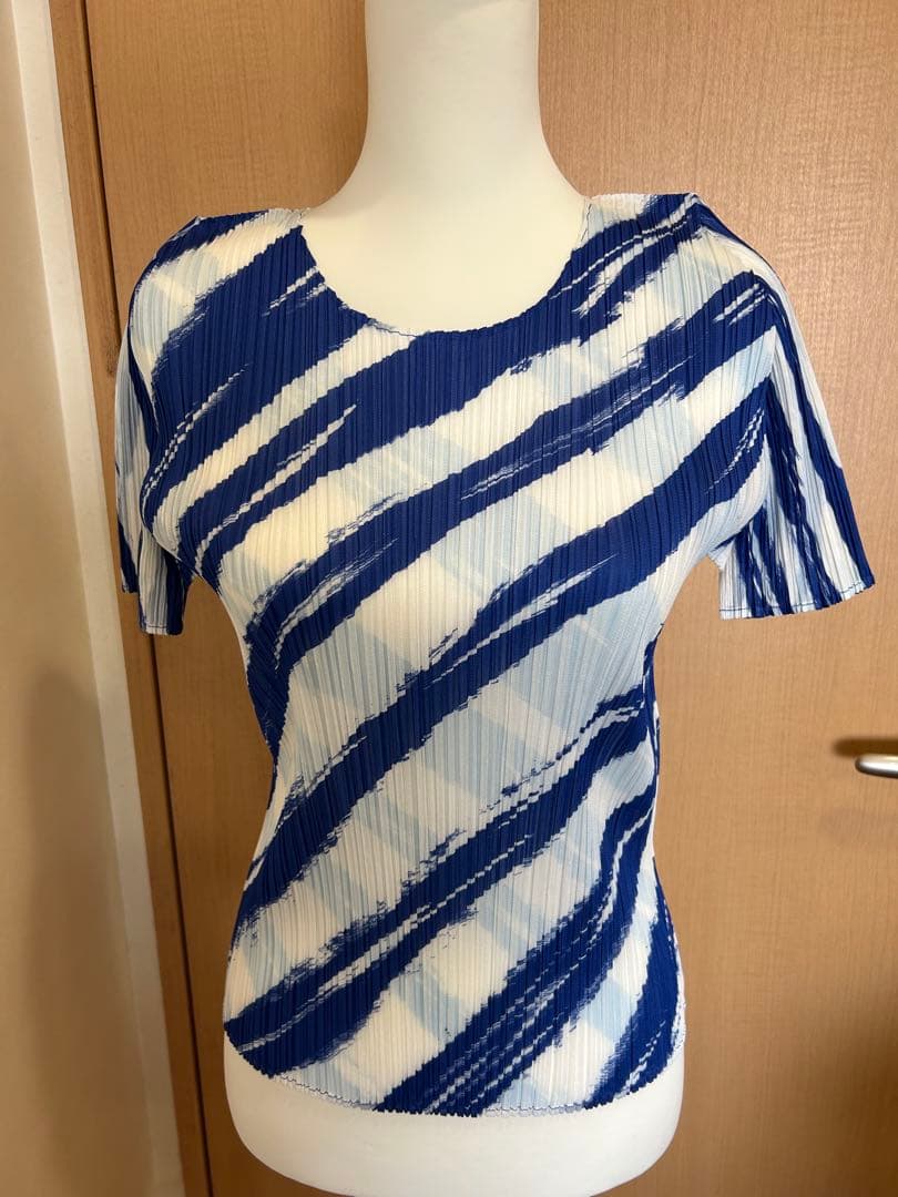 ⭐️本日限定価格⭐️プリーツプリーズスカイトップスタグ付き未着用極美品⭐️