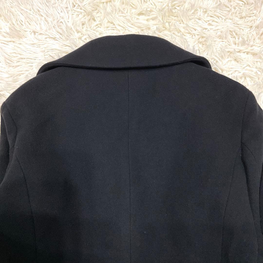 極美品　UNTITLED アンタイトル コート　ロング　ベルト付　ウール　黒　L