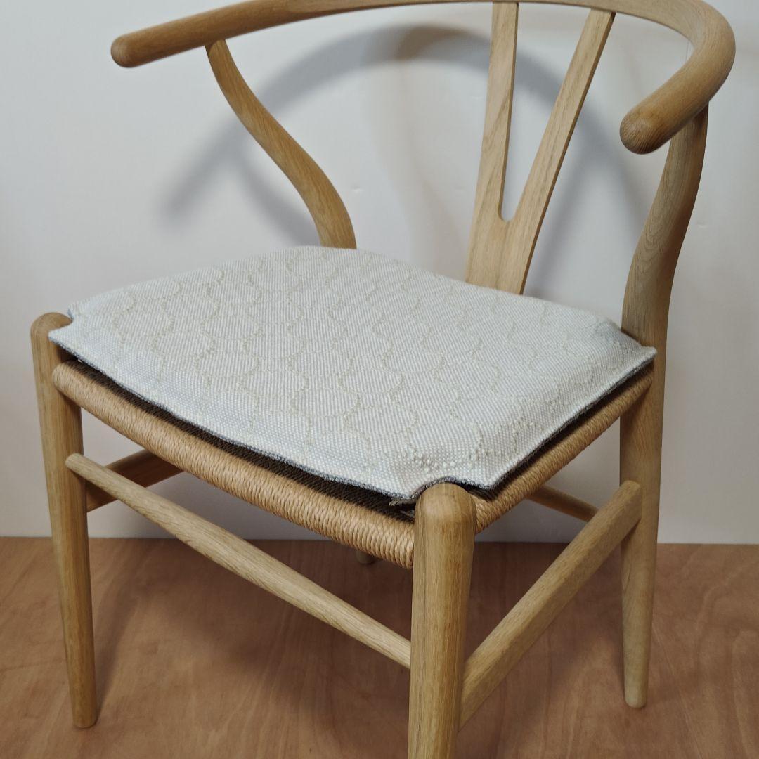 Yチェア専用シートクッション タンバリンハリンダル／ホワイト