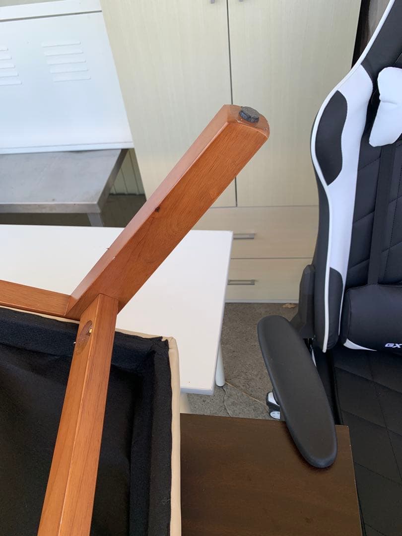 一人掛けソファ　アームチェア　ベージュ　ファブリックチェア 椅子(滋賀県内のみ)