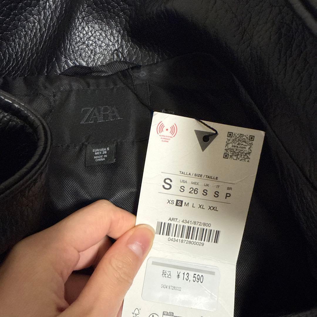 ZARA ysl フェイクレザージャケット