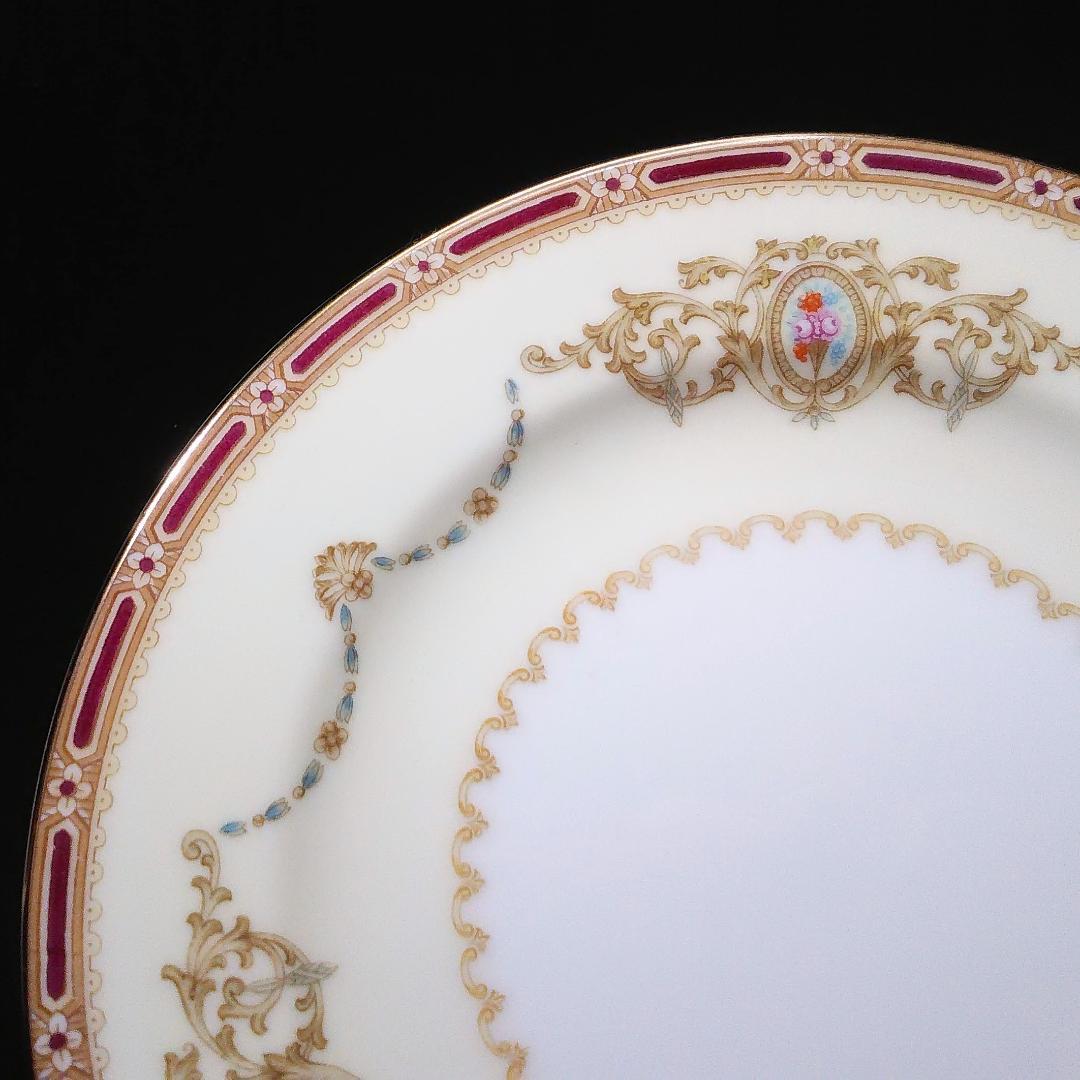 ノリタケ 古風なパン皿 8枚