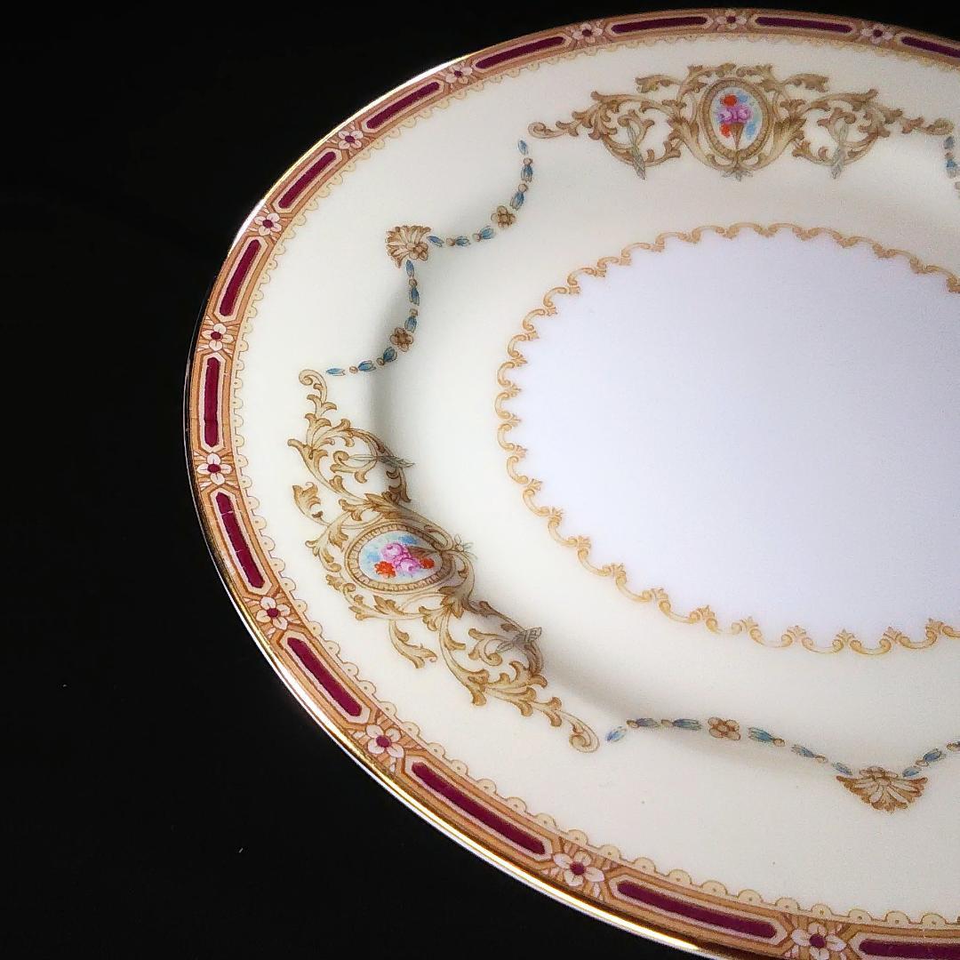 ノリタケ 古風なパン皿 8枚