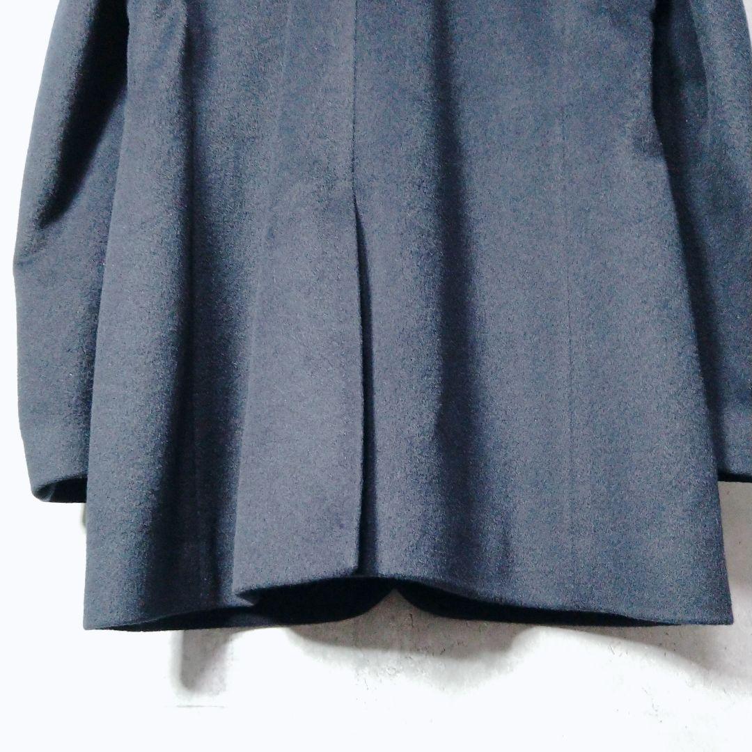 ✨未使用級 コムサメン チェスターコート アンゴラ ネイビー М ミドル