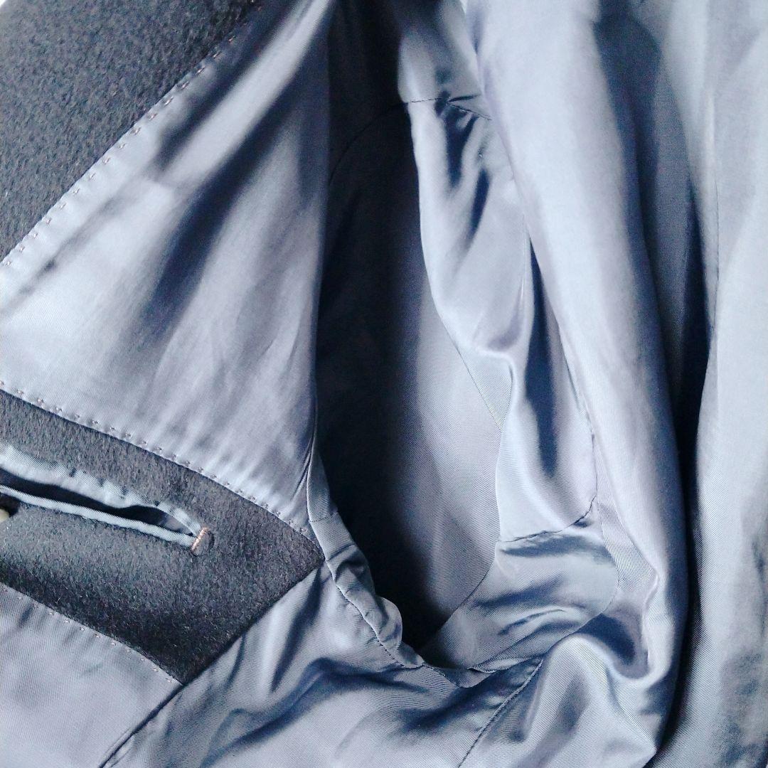 ✨未使用級 コムサメン チェスターコート アンゴラ ネイビー М ミドル