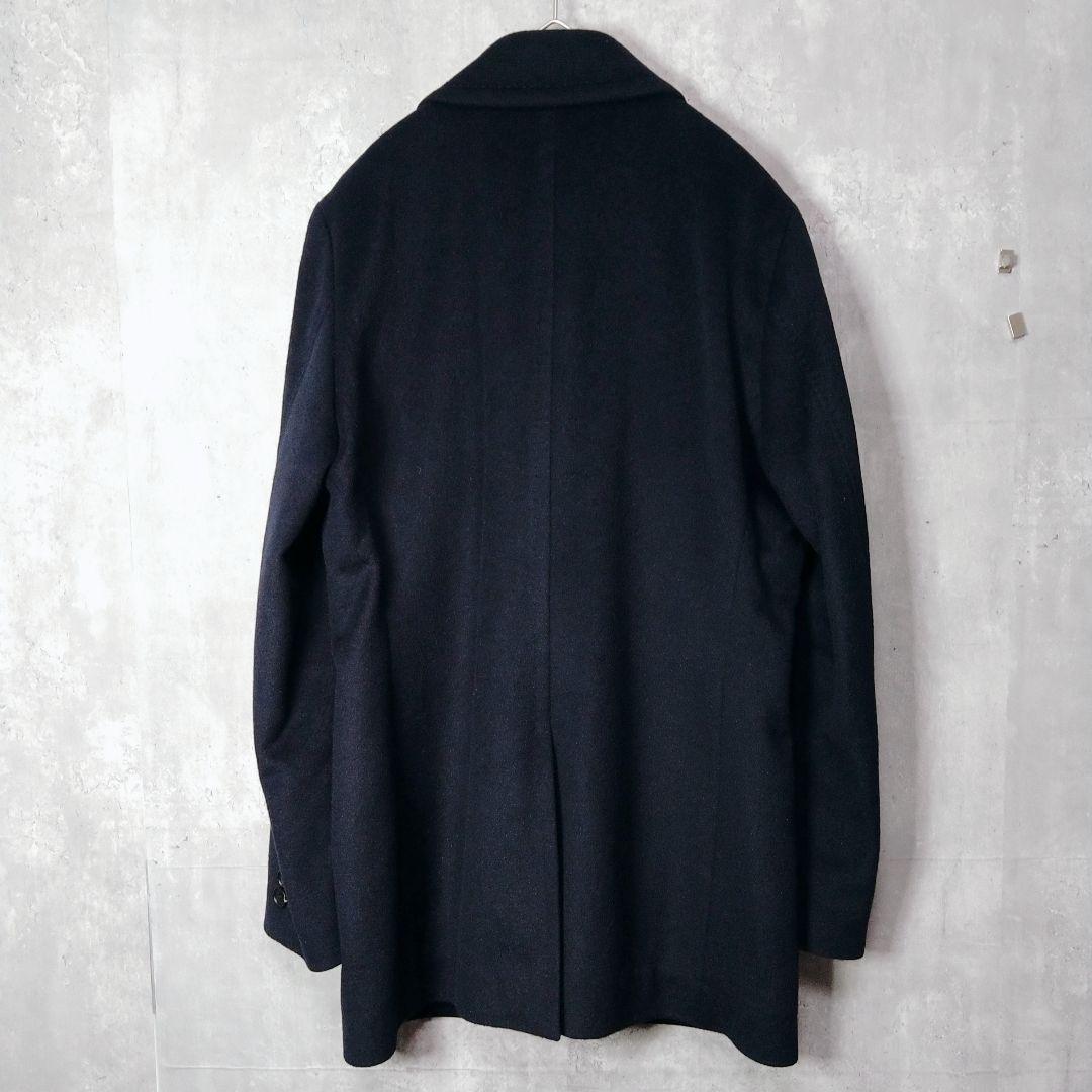 ✨未使用級 コムサメン チェスターコート アンゴラ ネイビー М ミドル