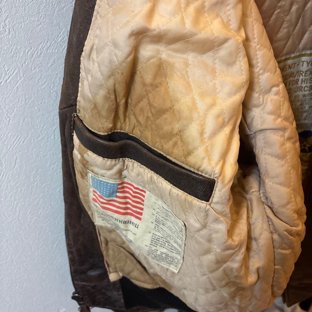 アビレックス　レザージャケット　本革ジャンパー AVIREX