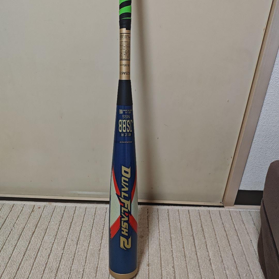 使用1試合！アシックス軟式バット　デュアルフラッシュ2