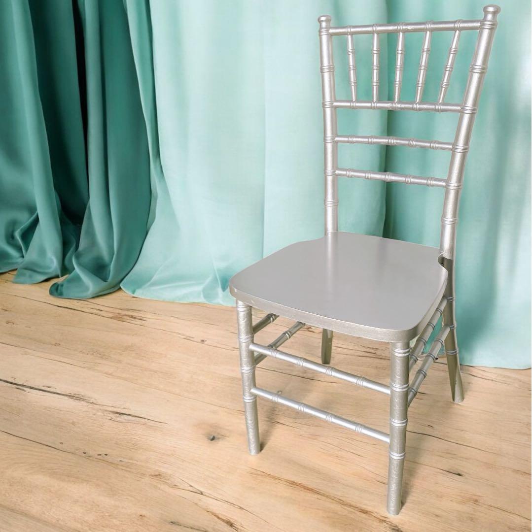 Flash Furniture フラッシュファニチャー キアバリチェア シルバー