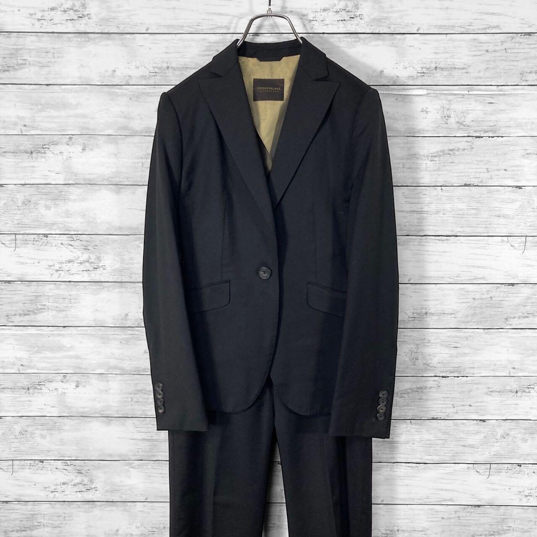 トゥモローランド ロロピアーナ セットアップスーツ ブラック レディース