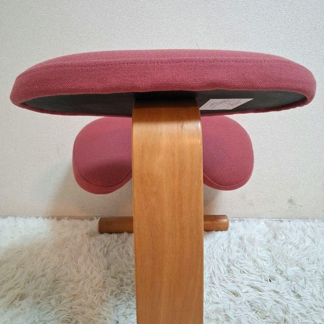 【状態良好】リボ社 サカモトハウス バランスチェア バランスイージー ピンク