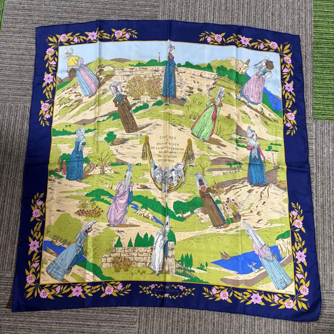 【未使用】エルメス／HERMES スカーフ