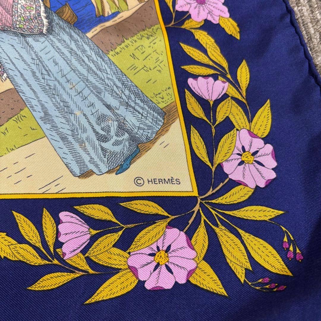 【未使用】エルメス／HERMES スカーフ
