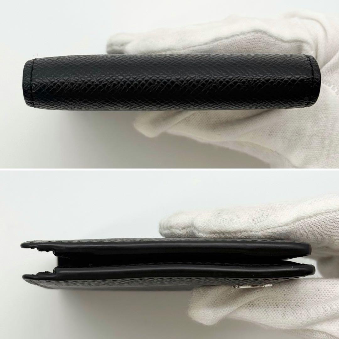 ✨超極美品 IC内蔵✨ルイヴィトン タイガ シルバーロゴ金具 ミュルティプル 黒