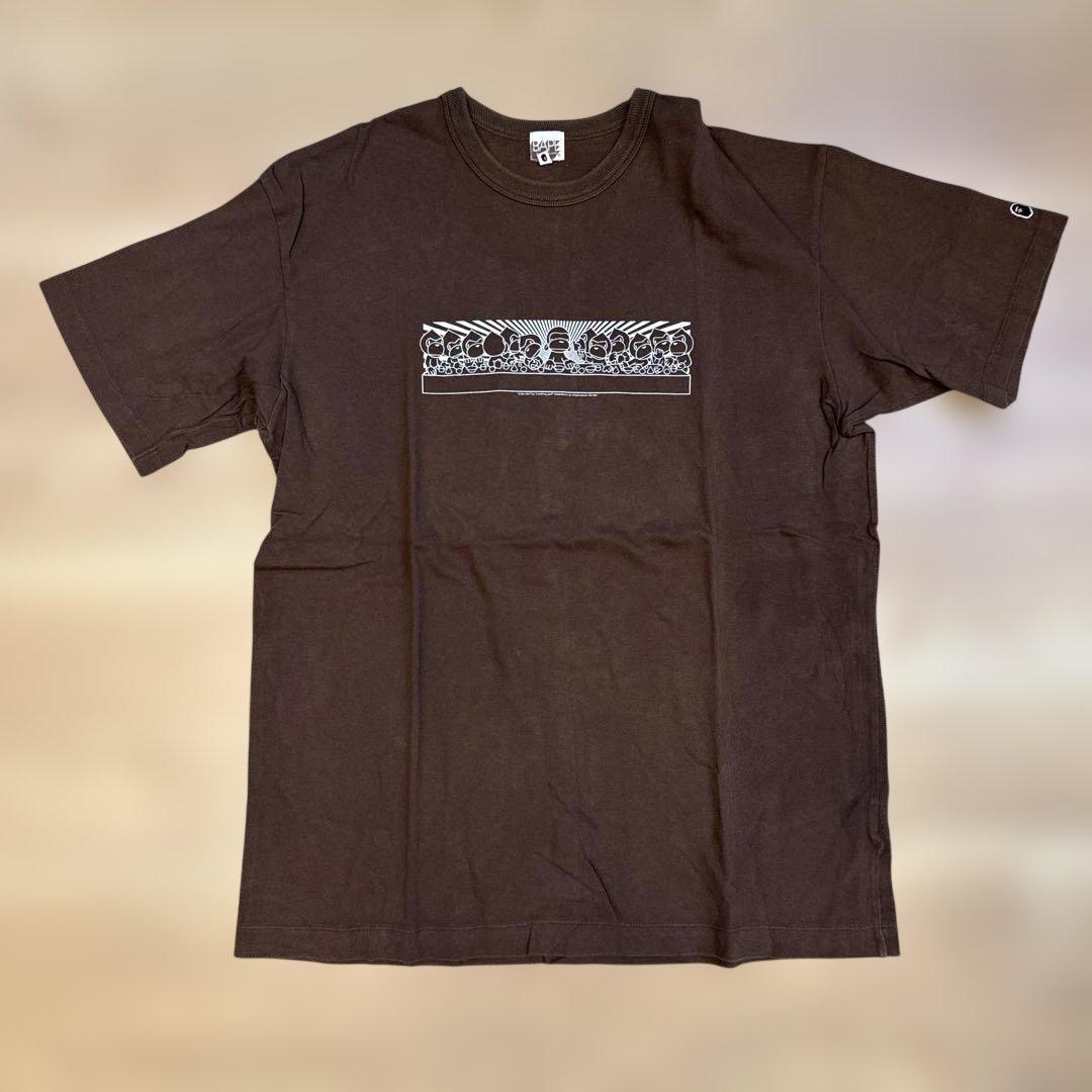 BAPE ブラウン Tシャツ 最後の晩餐