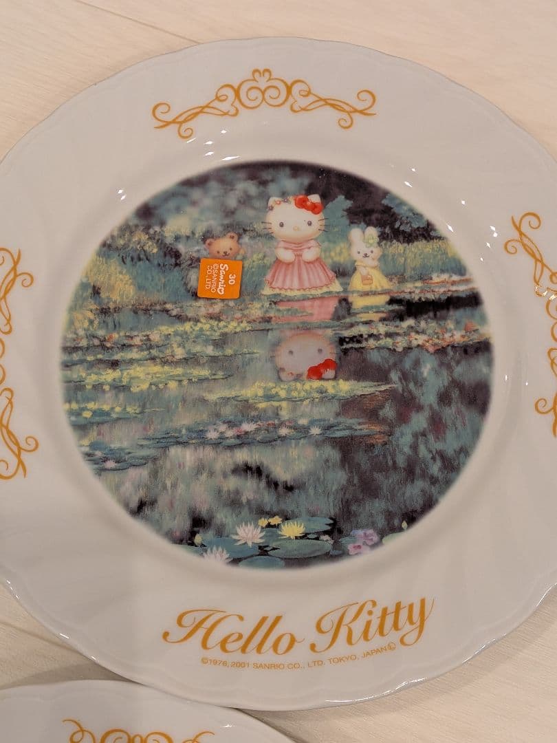 希少　ハローキティ　絵皿　2001　ゴッホ　30周年記念シリーズ　プレート　⑫