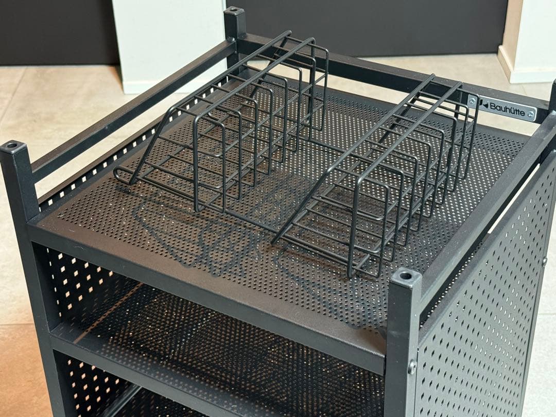 Bauhutte ゲーム機収納ラック スライダー式 ブラック BHS-380G