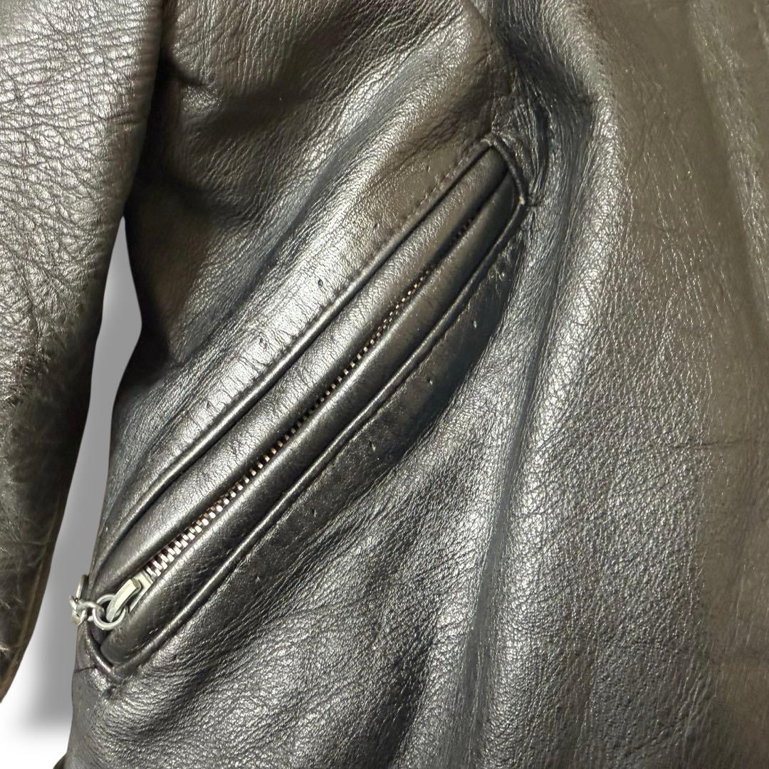 米国製 40 schott ダブルライダース スタッズカスタム バイカータグ