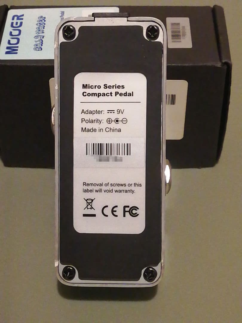 【新品・電源アダプター付き】MOOER Baby Water