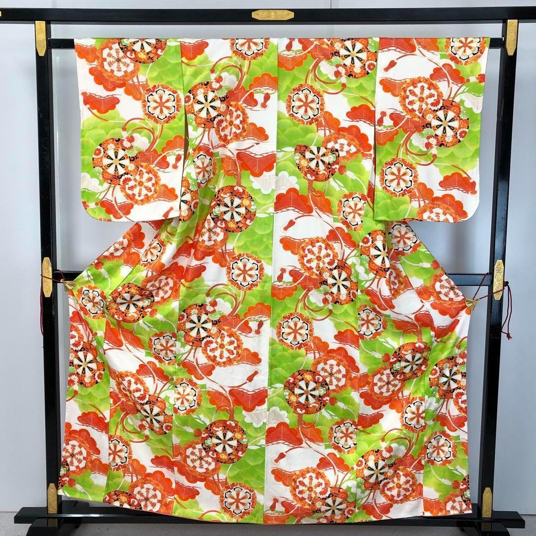 子供着物 ハーフ成人式 十三詣り10歳 13歳 しつけ糸 CK-7319