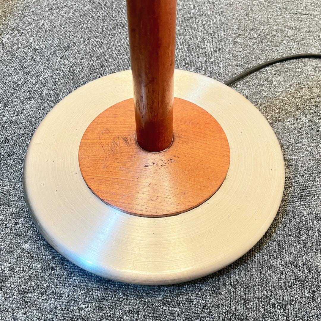 池田製作所 ヴィンテージ スウィングアームフロアランプ チーク材