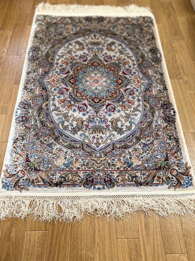 モリヨシ ラグ 絨毯 QUM クム 60×90cm トルコ製