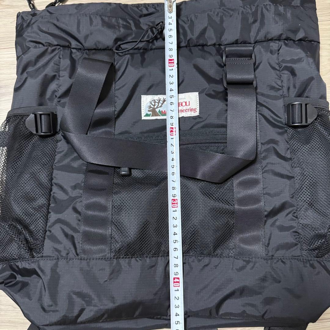 CARIBOU 2WAYトートバッグ／リュック ブラック