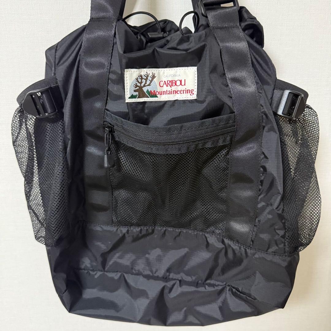 CARIBOU 2WAYトートバッグ／リュック ブラック