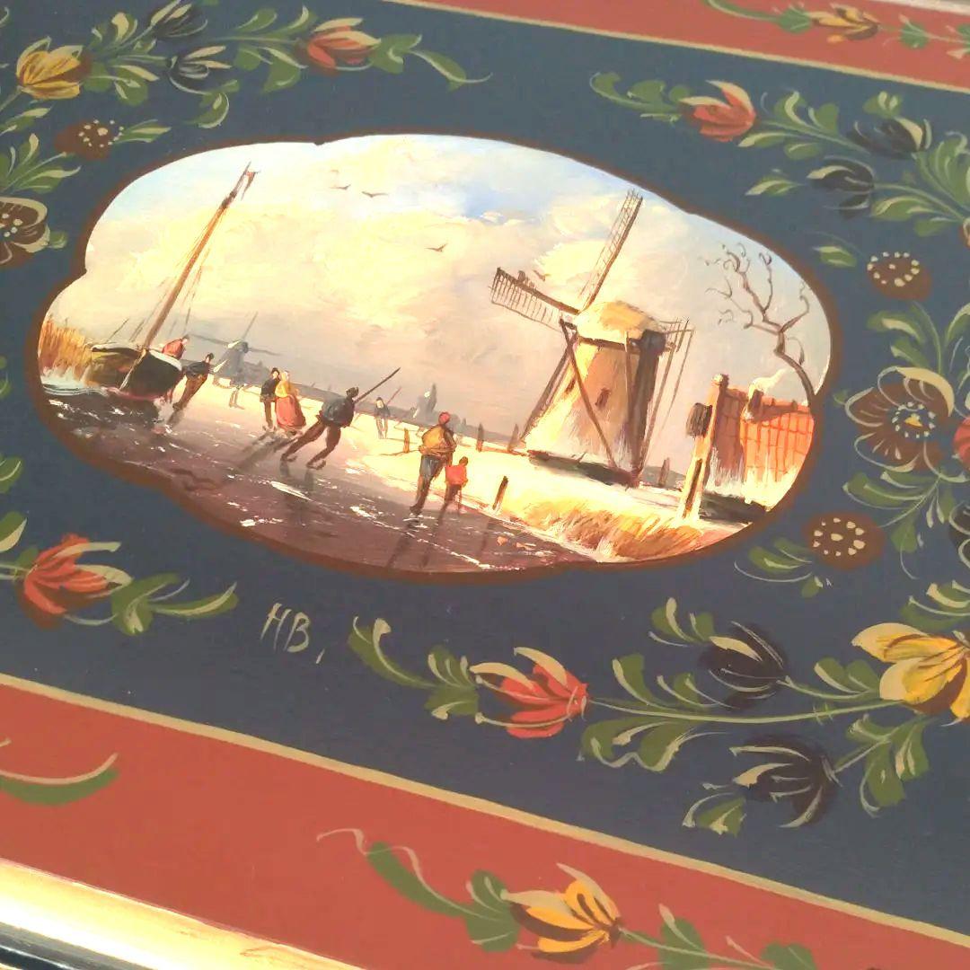 ヒンデローペン　H.B. ハウケ・ボーツマ \"オランダ 冬の風景\"