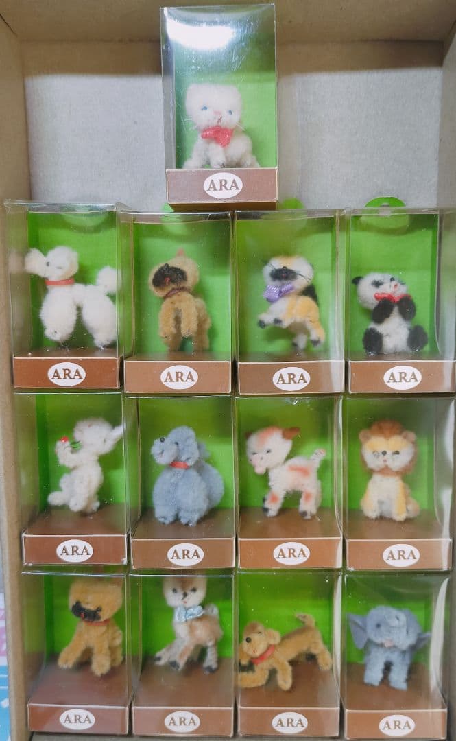 値下げしました　デッドストック　ARA社　1960年代 モール人形　13個