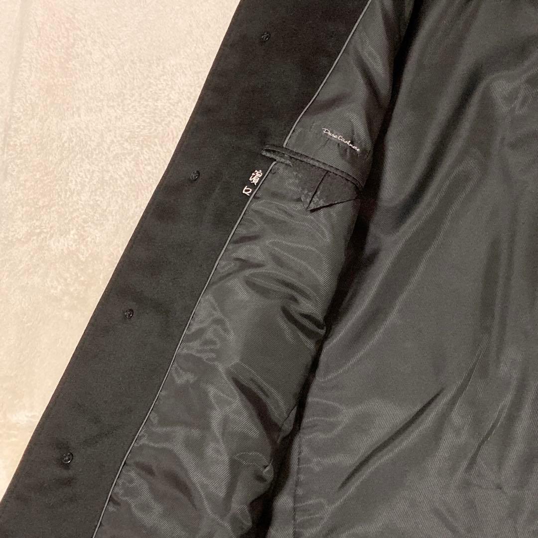 【新品】タグ付 D’URBAN ダーバン カシミヤ バルマカーンコート BK L