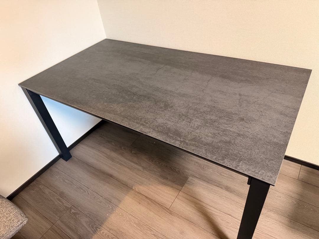 ダイニングテーブル1500mm×800mm展示品極美品グラナダ/セラミック加工