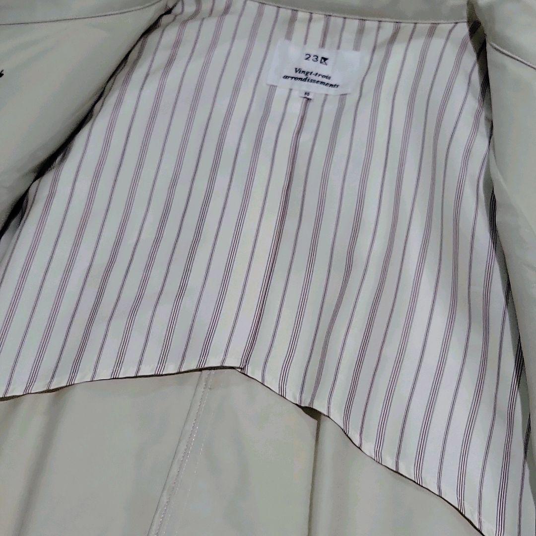 未使用✨ 23区 大きいサイズ50 トレンチコート スプリングコート 6L