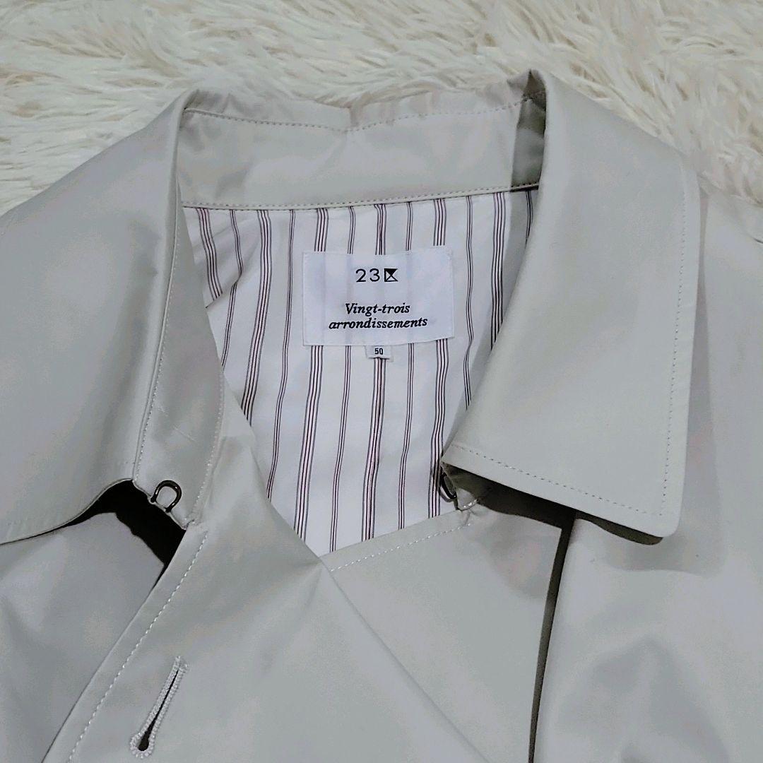 未使用✨ 23区 大きいサイズ50 トレンチコート スプリングコート 6L