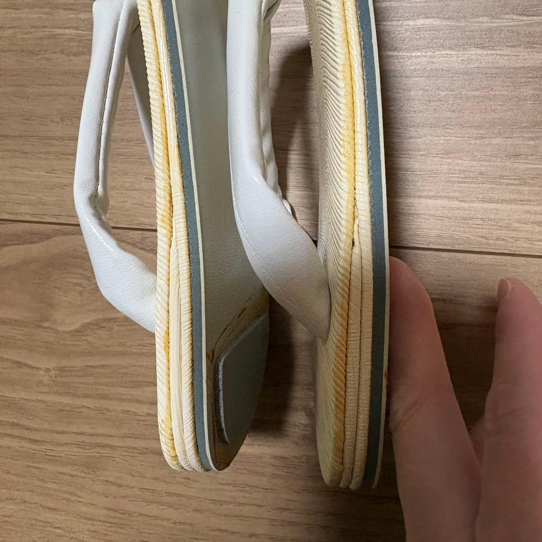 週末限定子ども袴　3歳　七五三　753 ストライプ 着物セット 正絹　新品　下駄