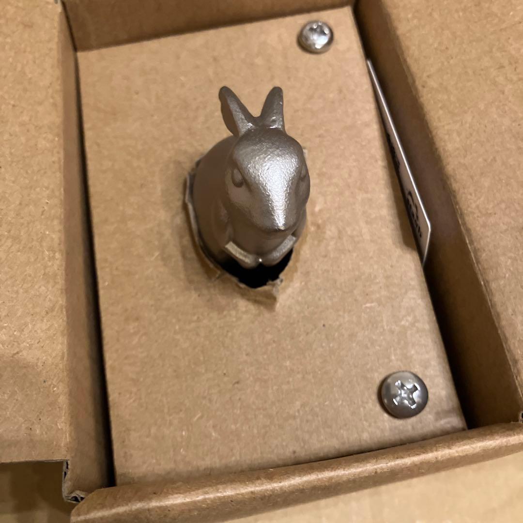 ストウブ　ラッキーラビットノブ　ハートノブセット