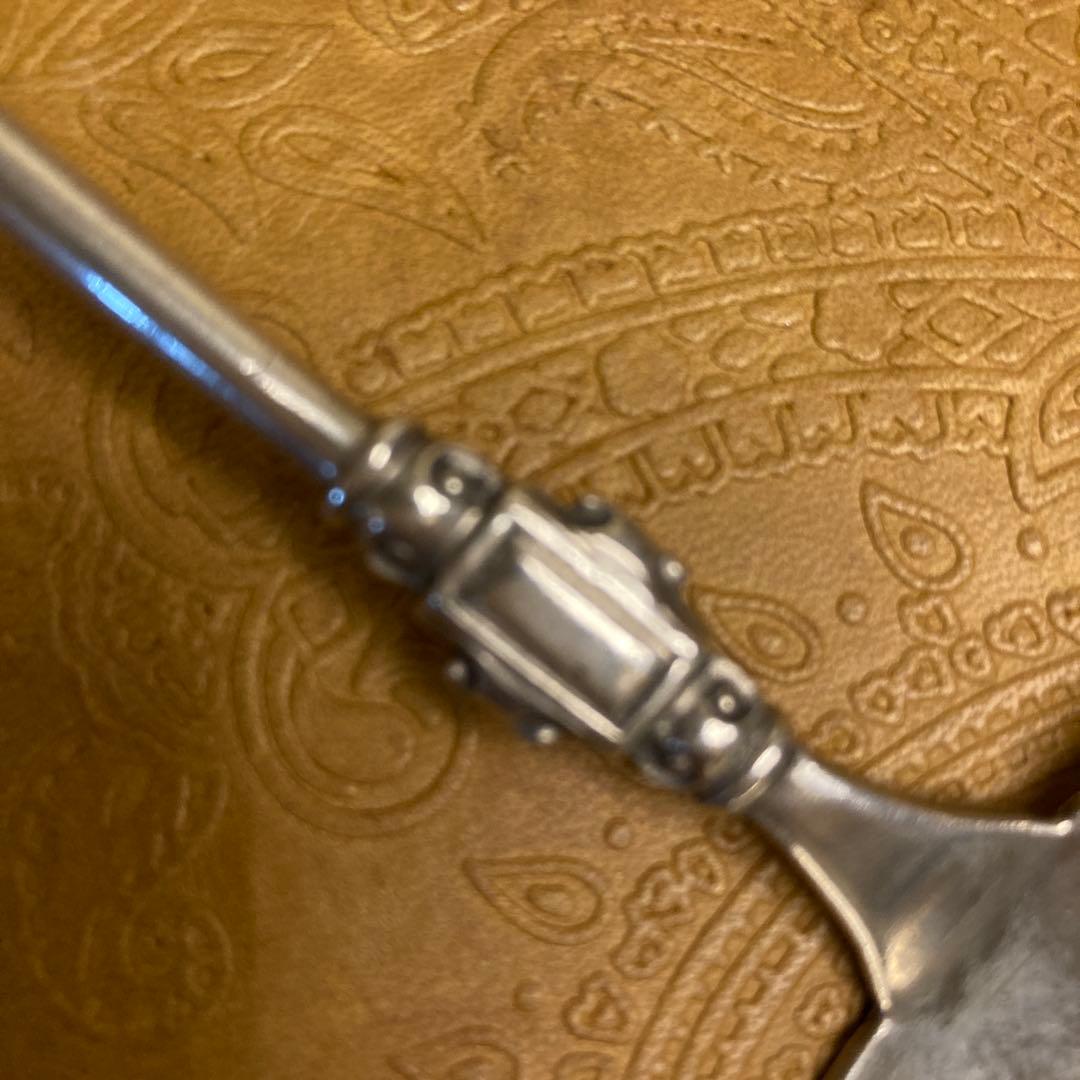 【純銀/約68.5g】ドイツ ソースレードル/19cm【マスカロン】