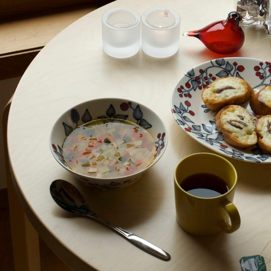 新品 2個 ARABIA Runo ルノ フロストベリー ボウル 17cm