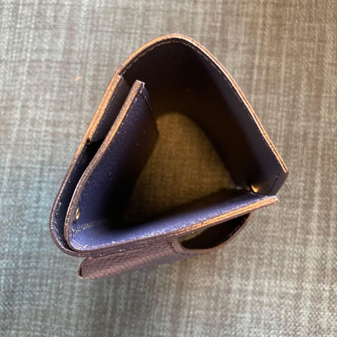アブラサス　小さい財布　ネイビー　【美品】