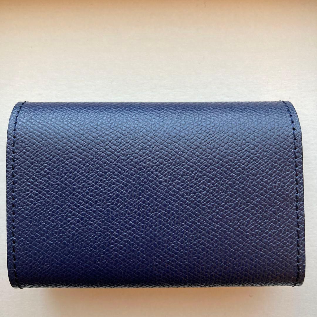 アブラサス　小さい財布　ネイビー　【美品】
