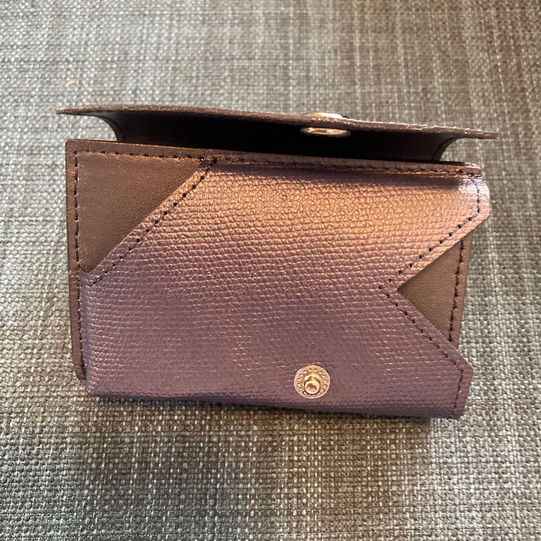 アブラサス　小さい財布　ネイビー　【美品】