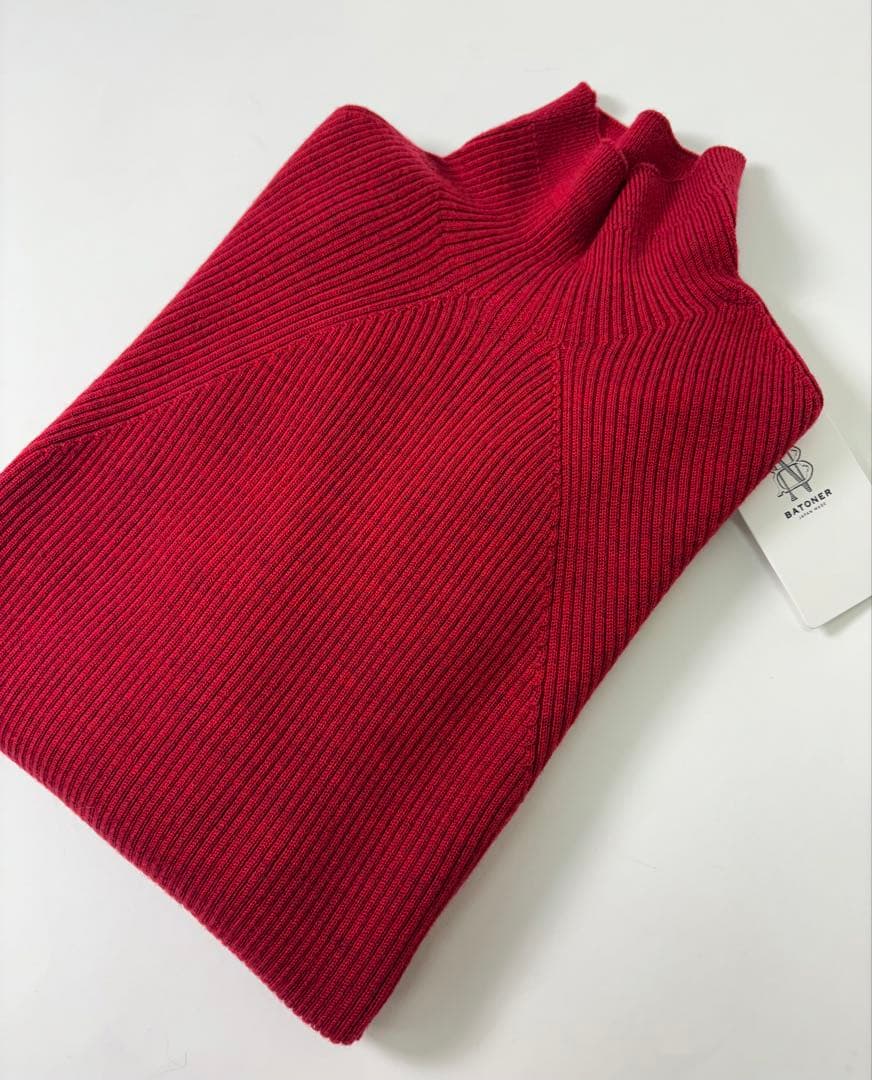 バトナー/リブタートルネック新品未使用