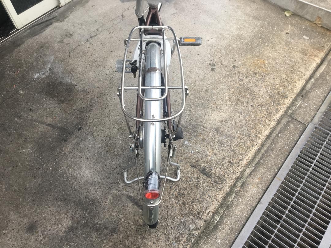 地域限定送料無料　ビビ　ライトユー　軽量モデル　6,6AH　茶　神戸　電動自転車