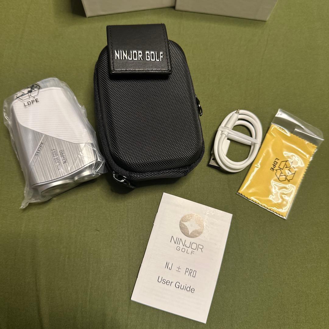 新品未開封　NINJOR GOLF NJ+PRO シルバー レーザー距離計
