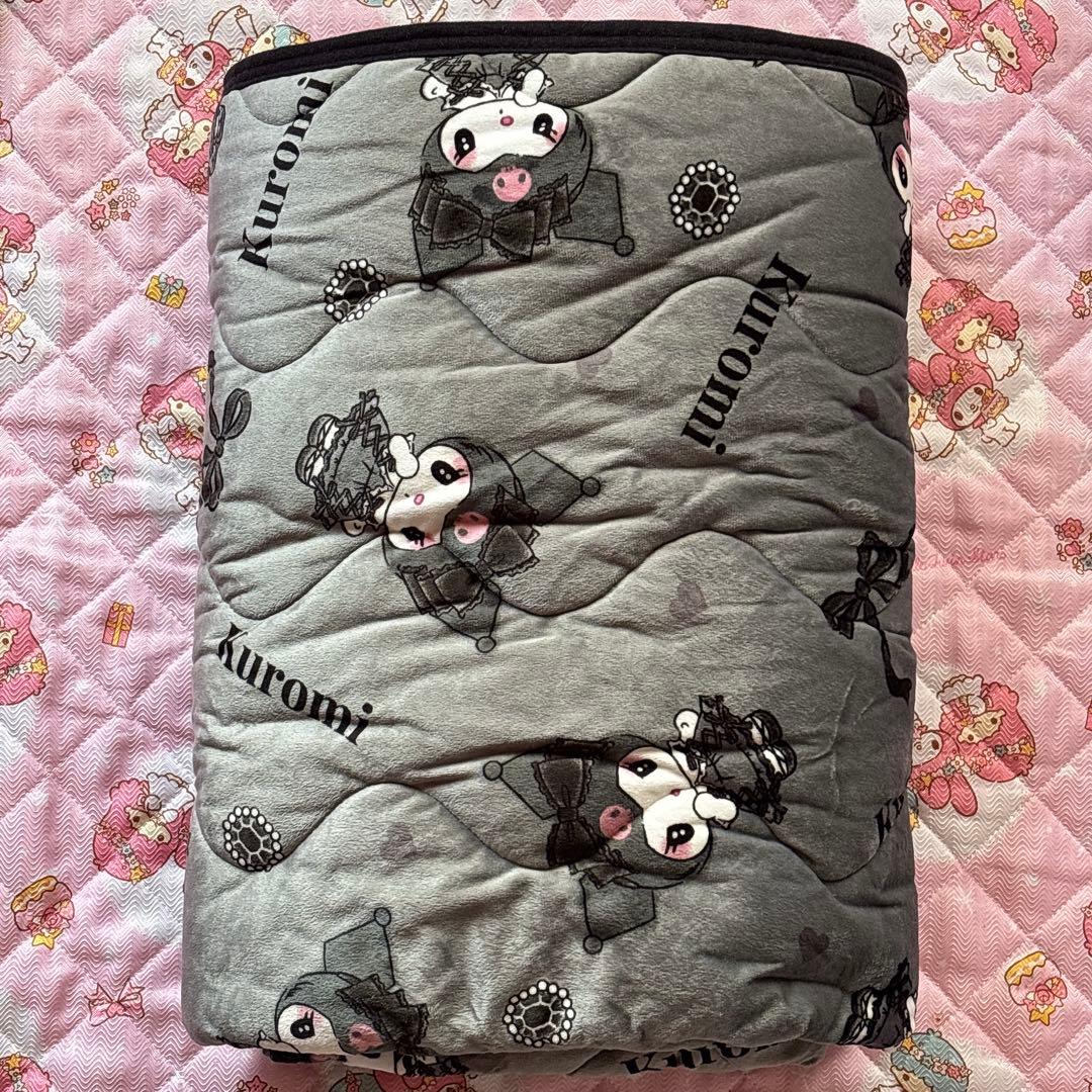 ♡クロミ 敷きパッド ブランケット ハーフサイズ 枕カバー 秘密のメロクロ 冬♡